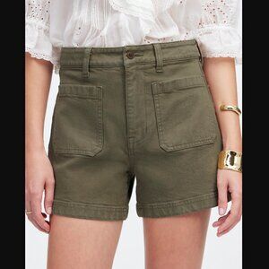 Madewell 23 The Emmett Short in Garment-Dyed Twill: Patch Pocket Edition